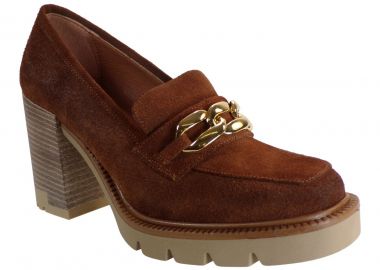 Commanchero Γυναικεία Παπούτσια Γόβες 5920-4219 Κεραμιδί Δέρμα Καστόρι - Commanchero Original - 