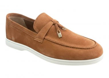 Commanchero Γυναικεία Παπούτσια Μοκασίνια 51339-4224 Πορτοκαλί Δέρμα - Commanchero Original - 