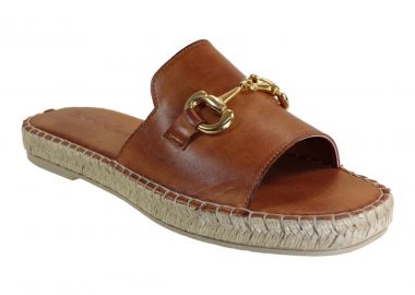 Commanchero Γυναικείες Παντόφλες 5973-726 Ταμπά Δέρμα - Commanchero Original - 