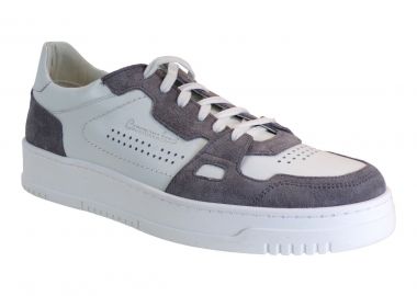Commanchero Sneakers Ανδρικά Παπούτσια 72281-420 Γκρί-Λευκό Δέρμα - Commanchero Original - 