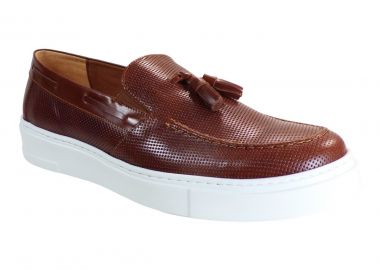 Commanchero Sneakers Ανδρικά Παπούτσια 72336-726 Ταμπά Δέρμα - Commanchero Original - 