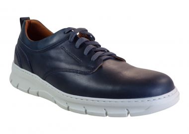 Commanchero Sneakers Ανδρικά Παπούτσια 72409-827 Μπλέ Δέρμα - Commanchero Original - 