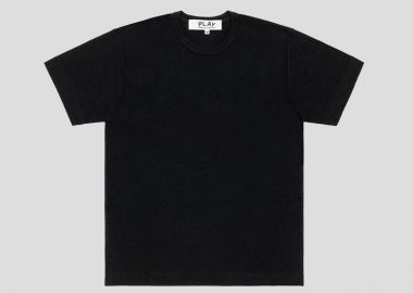COMME DES GARÇONS PLAY Ανδρικό Μαύρο Reverse Black Heart T-Shirt - COMME DES GARÇONS PLAY - 