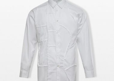 COMME DES GARÇONS SHIRT Ανδρικό Λευκό Long Sleeved Shirt - COMME DES GARÇONS SHIRT - 