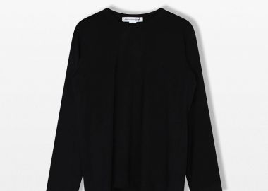COMME DES GARÇONS SHIRT Ανδρικό Μαύρο Forever Long Sleeved T-Shirt - COMME DES GARÇONS SHIRT - 