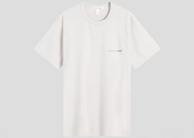 COMME DES GARÇONS SHIRT Ανδρικό Μπεζ Shirt Small Logo T-Shirt - COMME DES GARÇONS SHIRT - 