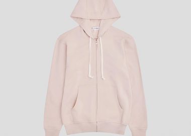 COMME DES GARÇONS SHIRT Ανδρικό Μπεζ Zip Hooded Sweatshirt - COMME DES GARÇONS SHIRT - 
