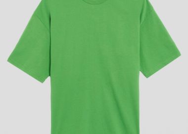 COMME DES GARÇONS SHIRT Ανδρικό Πράσινο Logo-Print Cotton T-Shirt - COMME DES GARÇONS SHIRT - 