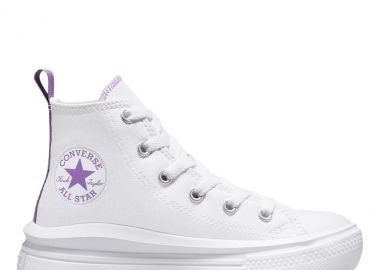 CONVERSE Chuck Taylor All Star Move Color Pop Platform Πάνινο 27-35 - Λευκό - Converse - 