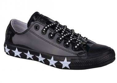 Converse x Miley Cyrus Chuck Taylor All Star Low Top Faux P Sneakers Μαύρα 563720C - Converse - 