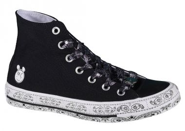 Converse X Miley Cyrus Chuck Taylor All Star Μποτάκια Μαύρα 162234C - Converse - 