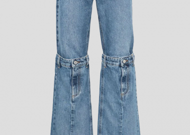 COPERNI Ανδρικό Μπλε Open Knee Jeans - COPERNI - 