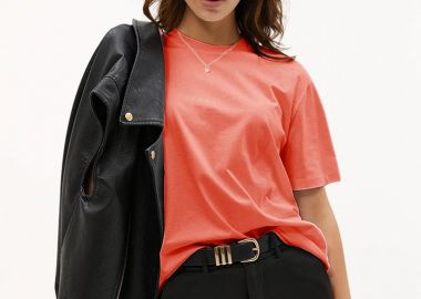 CORAL BOYFRIEND TEE - sense-shop - 