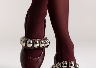 CORINA Γόβες Slingback - M5771 - Burgundy Crinkled Patent - CORINA - 