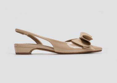 CORINA Γόβες Slingback με φιόγκο - 5285 - Μπεζ - CORINA - 