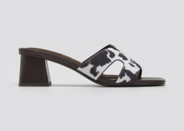 CORINA Mules ανοιχτά με print - M5370V - Καφέ - CORINA - 