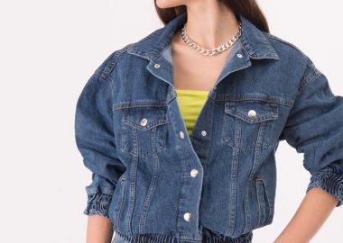 Covey γυναικείο jean τζάκετ - SOU - 