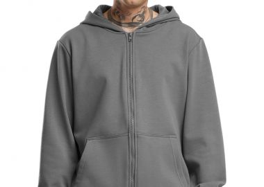 Cozy Zip Hoodie Urban Classics TB6699 Cloudgrey - Urban Classics - 