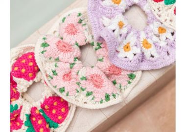 CROCHET SCRUNCHIES - sense-shop - 