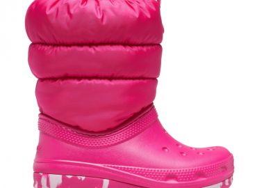 Crocs Classic Neo Puff Παιδικά Μποτάκια Χιονιού Φούξια 207683-6X0 - Crocs - 