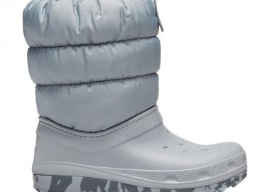 Crocs Classic Neo Puff Παιδικά Μποτάκια Χιονιού Γκρι 207683-007 - Crocs - 