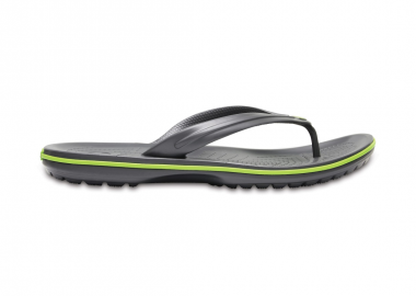 Crocs Crocband Flip Flip Flops σε Γκρι Χρώμα 11033-0A1 - Crocs - 