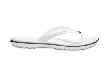 Crocs Crocband Flip Flops σε Λευκό Χρώμα 11033-100 - Crocs - 