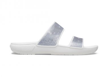 Crocs Glitter II Slides σε Λευκό Χρώμα 207769-90H - Crocs - 