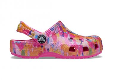 Crocs Παιδικά Σαμπό Θαλάσσης Classic Hyper Real Clog 208451-90H Φούξια - Crocs - 