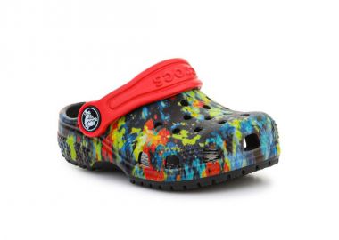Crocs Παιδικά Σαμπό Θαλάσσης Classic Tie Dye Graphic 206994-4SW Πολύχρωμα - Crocs - 