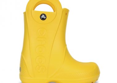 Crocs Παιδικές Γαλότσες Handle It Κίτρινες 12803-730 - Crocs - 