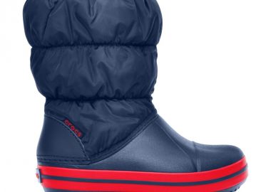 Crocs Παιδικές Γαλότσες με Εσωτερική Επένδυση Puff Navy Μπλε 14613-485 - Crocs - 