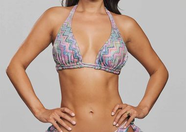 Crool γυναικείο μαγιό μπικίνι σλιπ με all-over print - 26C1-T29-141 Λιλά - CROOL - 