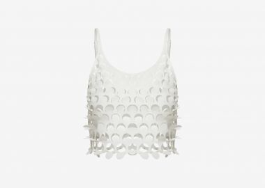 Cropped Camisole in White - Cutcuutur - 