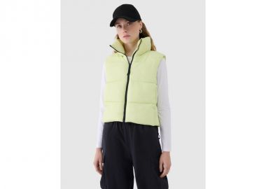 Cropped down vest with synthetic filling for women 4F 4FWSS25TVJAF18245S - 4f - 