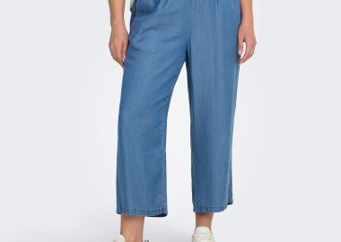 Cropped φαρδύ παντελόνι Carcharis - ONLY CARMAKOMA - 