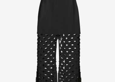 Cropped Pleated Pants in Black - Cutcuutur - 