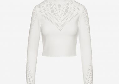 Cropped Top in White - Cutcuutur - 