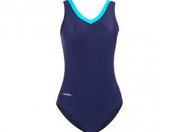 Crowell Angie Ολόσωμο Μαγιό με Ενίσχυση Navy Μπλε - Crowell - 