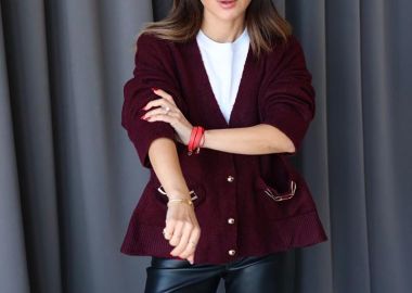 CUBA γυναικεία πλεκτη ζακετα με κουμπια - SOU - 