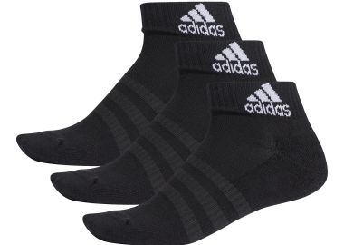 CUSHIONED ANKLE SOCKS 3PAIR PACK ΜΑΥΡΟ - ADIDAS PERFORMANCE - 
