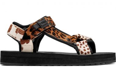 D. Franklin animal print σανδάλι 361017 multi - D.Franklin - 