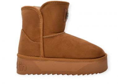 D.FRANKLIN ΓΥΝΑΙΚΕΙΟ ΜΠΟΤΑΚΙ BOOTS NORDIC.V2 BASIC LOW TAN DFSH371004-TAN - D.FRANKLIN - 