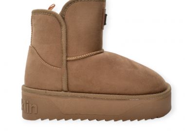 D.FRANKLIN ΓΥΝΑΙΚΕΙΟ ΜΠΟΤΑΚΙ BOOTS NORDIC.V2 BASIC LOW TAUPE DFSH371004-TAUP - D.FRANKLIN - 