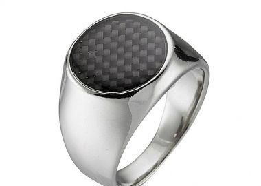 Δαχτυλίδι Από Ανοξείδωτο Ατσάλι AS30163 - AMOR AMOR - 