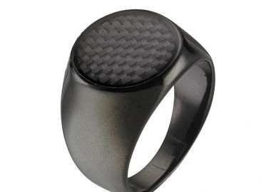 Δαχτυλίδι Από Ανοξείδωτο Ατσάλι AS30172 - AMOR AMOR - 