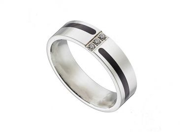 Δαχτυλίδι Από Ανοξείδωτο Ατσάλι AS34431 - AMOR AMOR - 