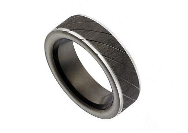 Δαχτυλίδι Από Ανοξείδωτο Ατσάλι AS34437 - AMOR AMOR - 