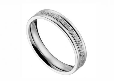 Δαχτυλίδι Από Ανοξείδωτο Ατσάλι AS38728 - AMOR AMOR - 