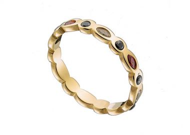 Δαχτυλίδι Από Ανοξείδωτο Ατσάλι Επιχρυσωμένο AS38966 - AMOR AMOR - 